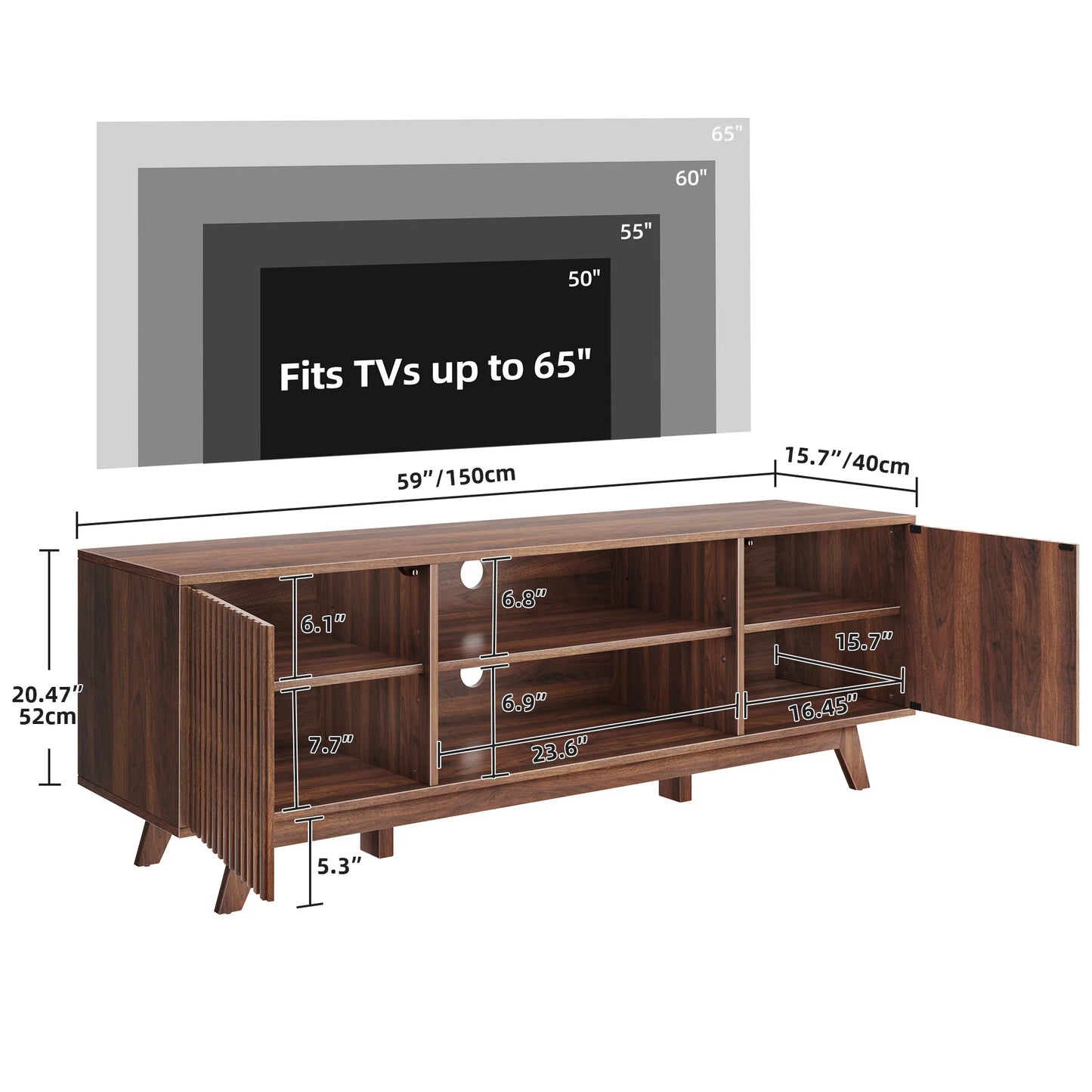 Modern TV Stand with RGB