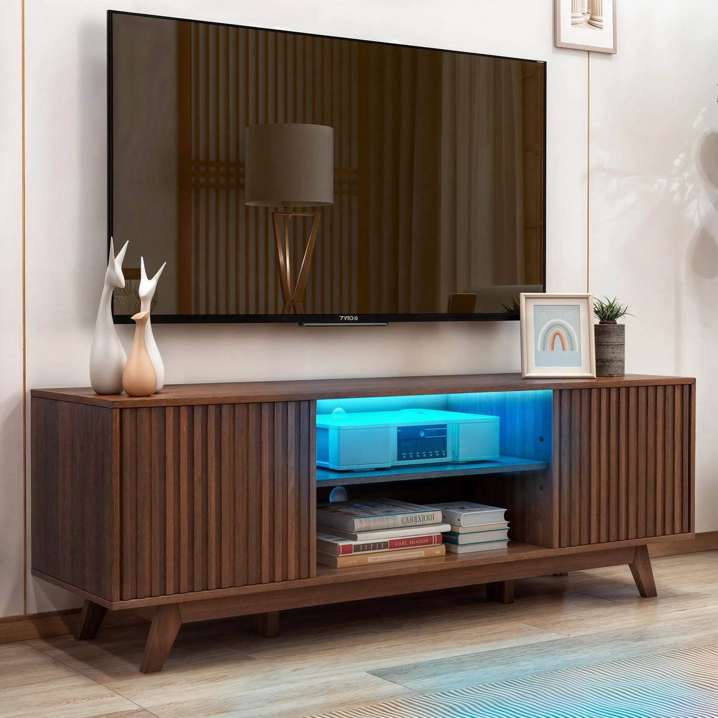 Modern TV Stand with RGB